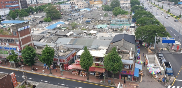 성남 성호시장 전경