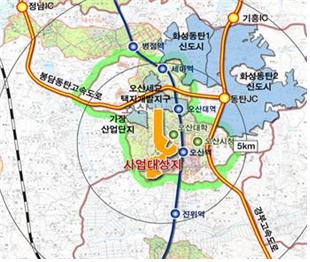 ▲오산세교2지구 위치도/제공=국토교통부