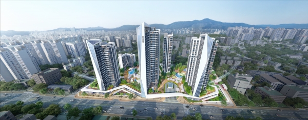 장안동 현대아파트 재건축사업 투시도/제공=HDC현대산업개발