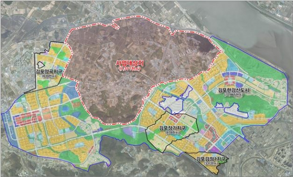 (사업시행 전)기존 김포한강신도시 현황/제공=국토부
