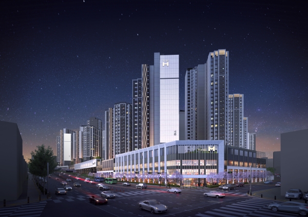 디에이치 방배 야경투시도/제공=현대건설