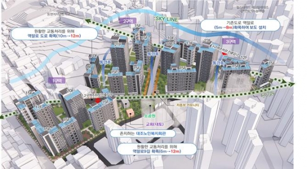 은평구 대조동 89 모아타운 정비후 예시도/제공=서울시