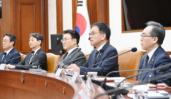 최상목 대통령 권한대행 부총리 겸 기획재정부 장관이 지난 2일 서울 종로구 정부서울청사에서 열린 '경제관계장관회의'를 주재하고 있다./사진=기획재정부