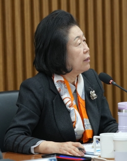 이은재 이사장이 회의를 주재하고 있다./사진=K-FINCO