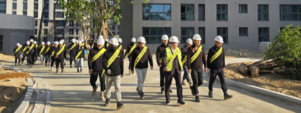 건축본부 안전점검 사진/제공=계룡건설